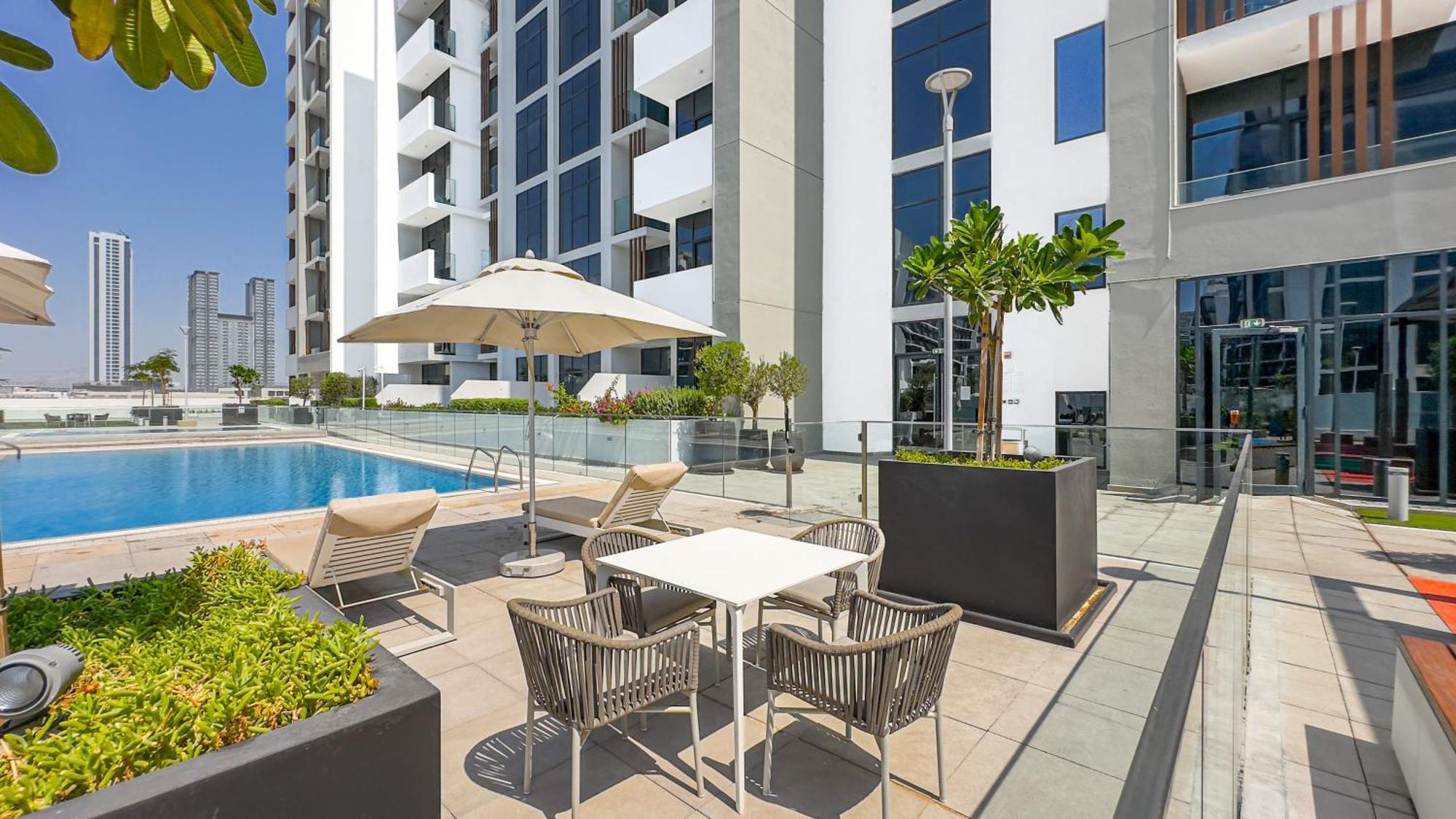Escape24 Stylish Studio Azizi Riviera 8 Meydan One דובאי מראה חיצוני תמונה